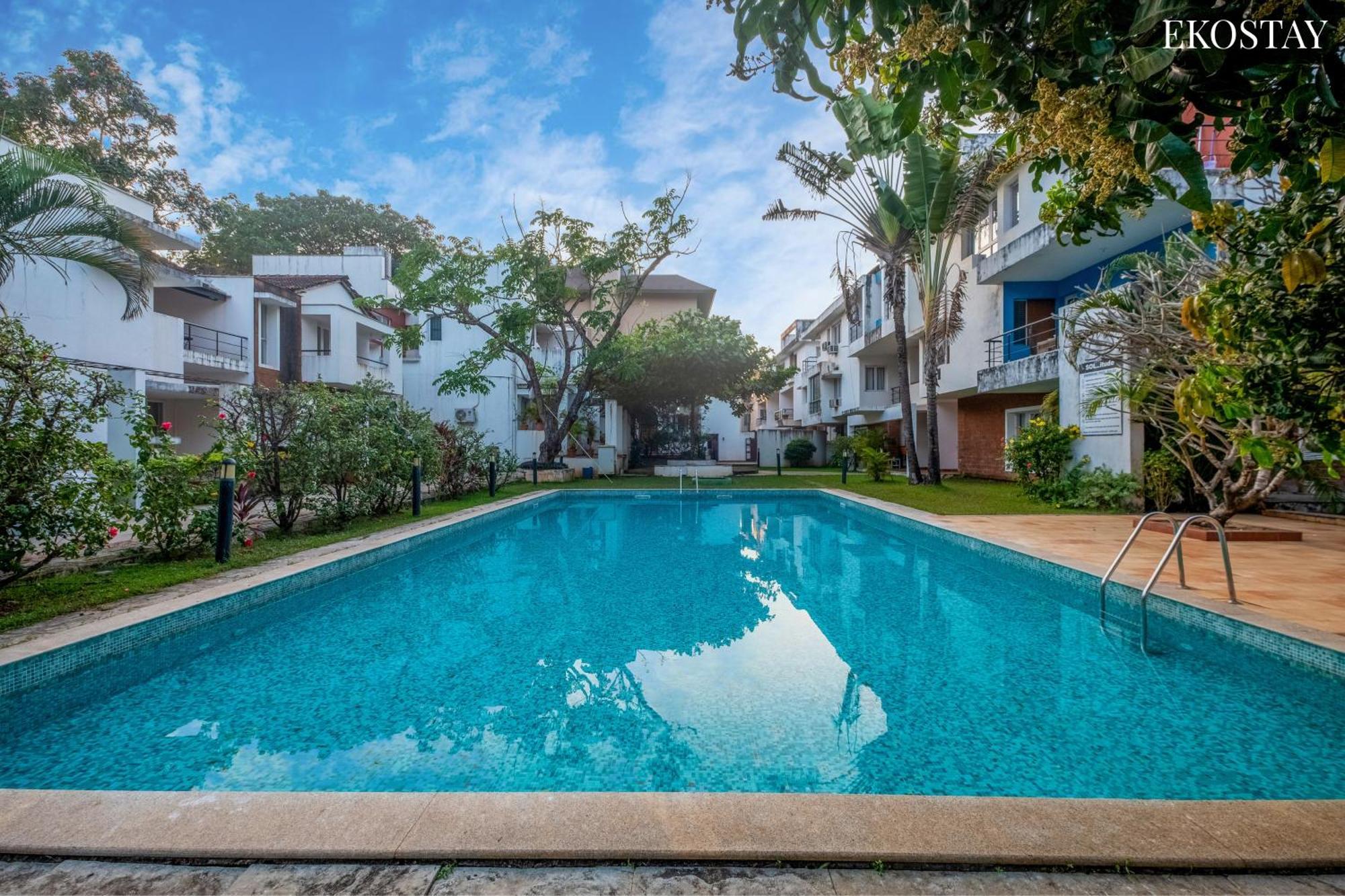 Eko Stay - Green Door Apartment Candolim Exterior foto